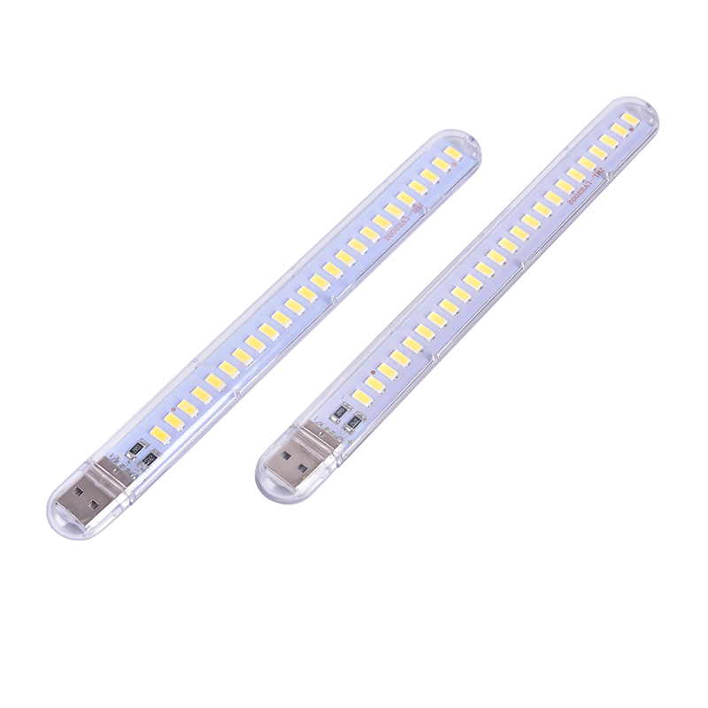 5v x 12w usb led natlampe 24 led'er usb læsebordlampe boglamper