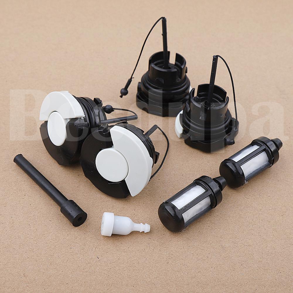 2 sets Gas Fuel Oil Cap For Chainsaw Stihl MS171 MS181 MS200 MS210 MS200T MS211 MS192 MS192T MS230 MS240 MS250 MS260 MS340 MS360