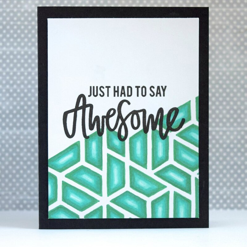 Polygon Stencil for DIY Scrapbooking Decorative Embossing Paper Cards Crafts Plastic Templates Drawing Sheets 6x6inches