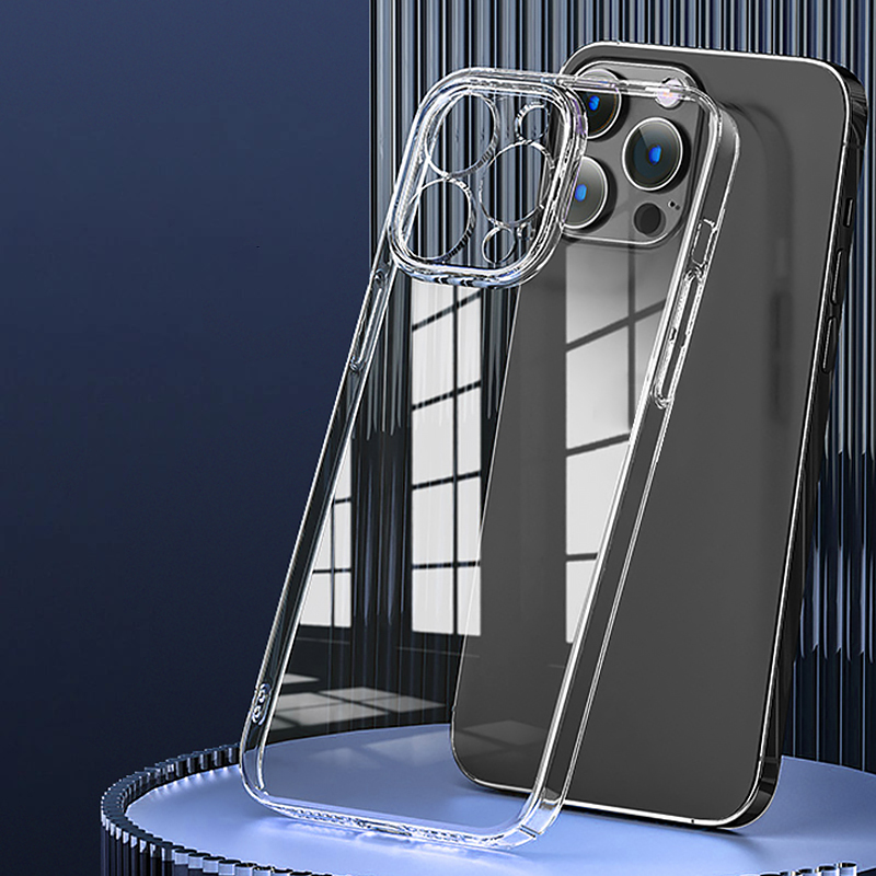 Funda dura ultrafina de alta transparencia para iPhone 17, 15, 14, 13, 12, 16 Pro Max 16e 11, cubierta de teléfono con parachoques transparente a prueba de golpes