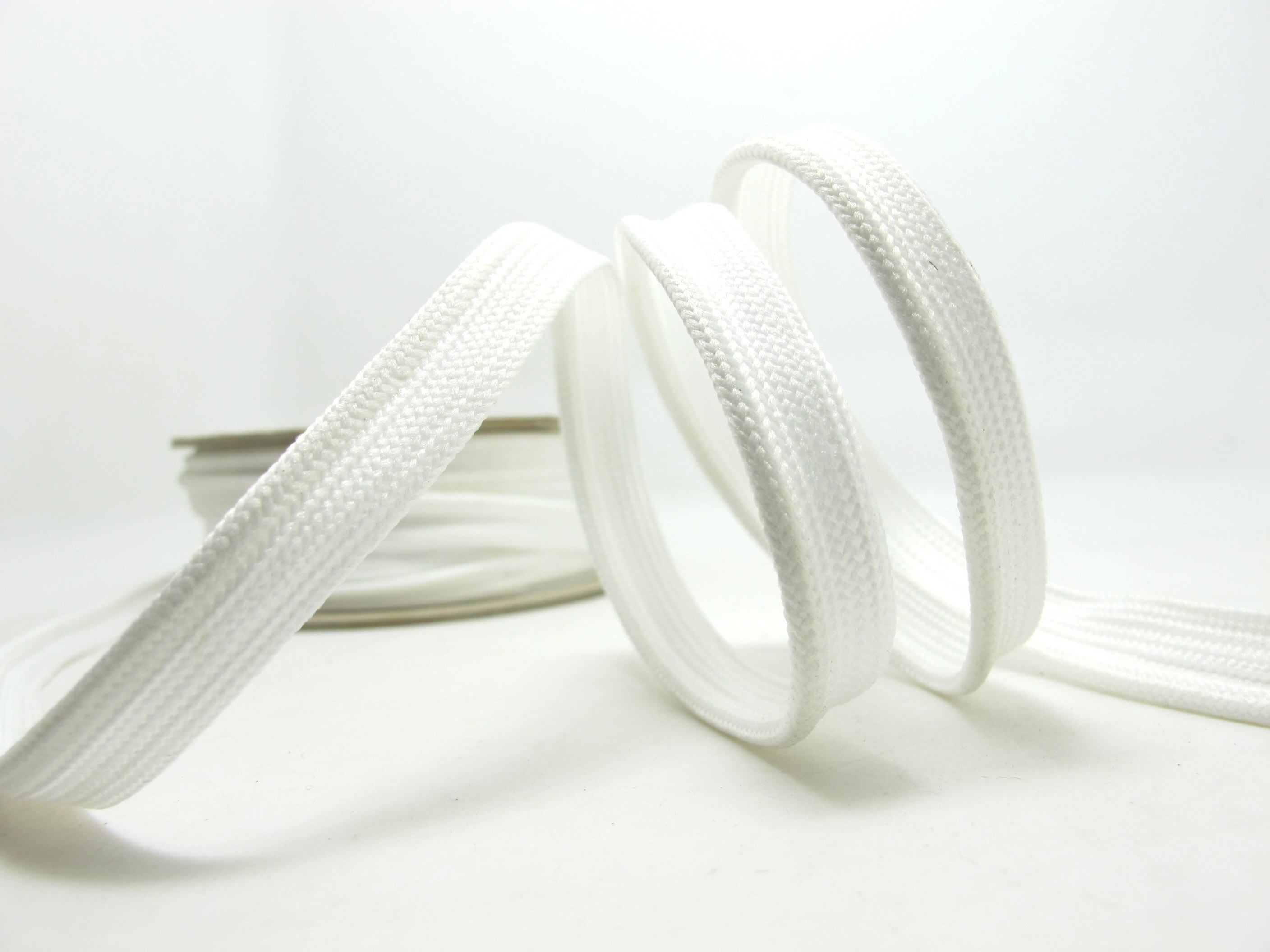Embellecedor de cinta de labios para tapicería, suministros de costura para cojines, 5 yardas, 10mm, color blanco