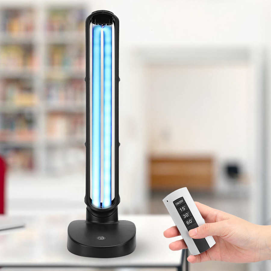 38w uv rengöring ljus hushåll kontor ultraviolett ljus tub uvc sterilisator döda dammkvalster