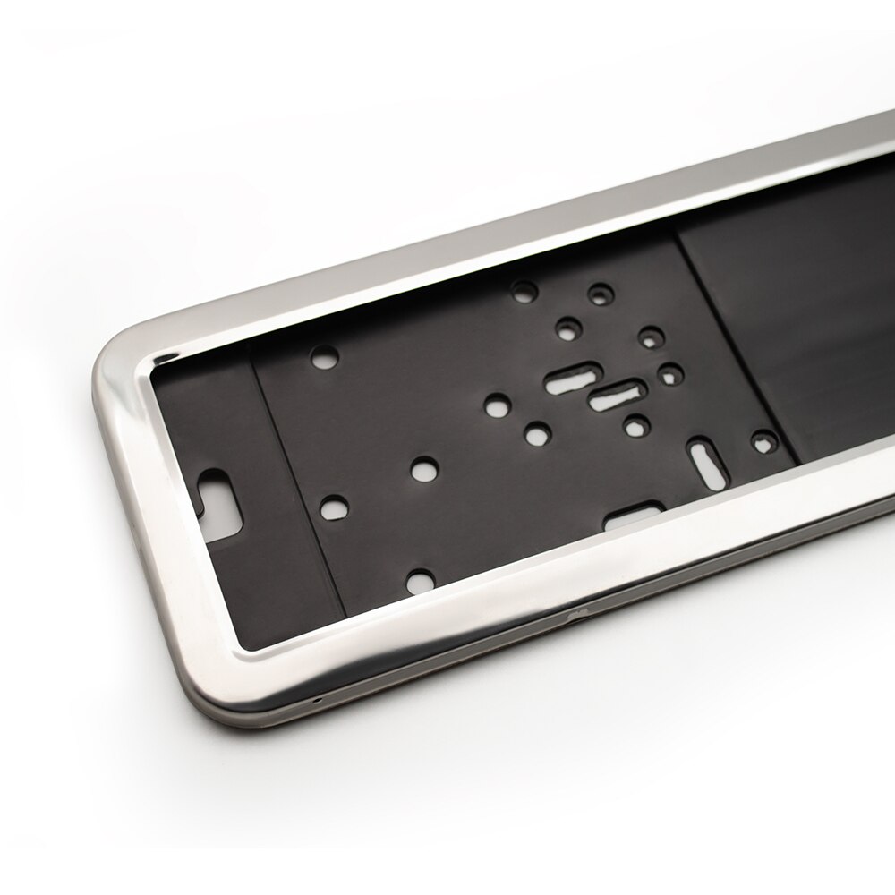 2 uds. Marco para matrícula de acero inoxidable LADA EU para matrícula de coche RUS, soporte para matrícula de coche, accesorios para coche