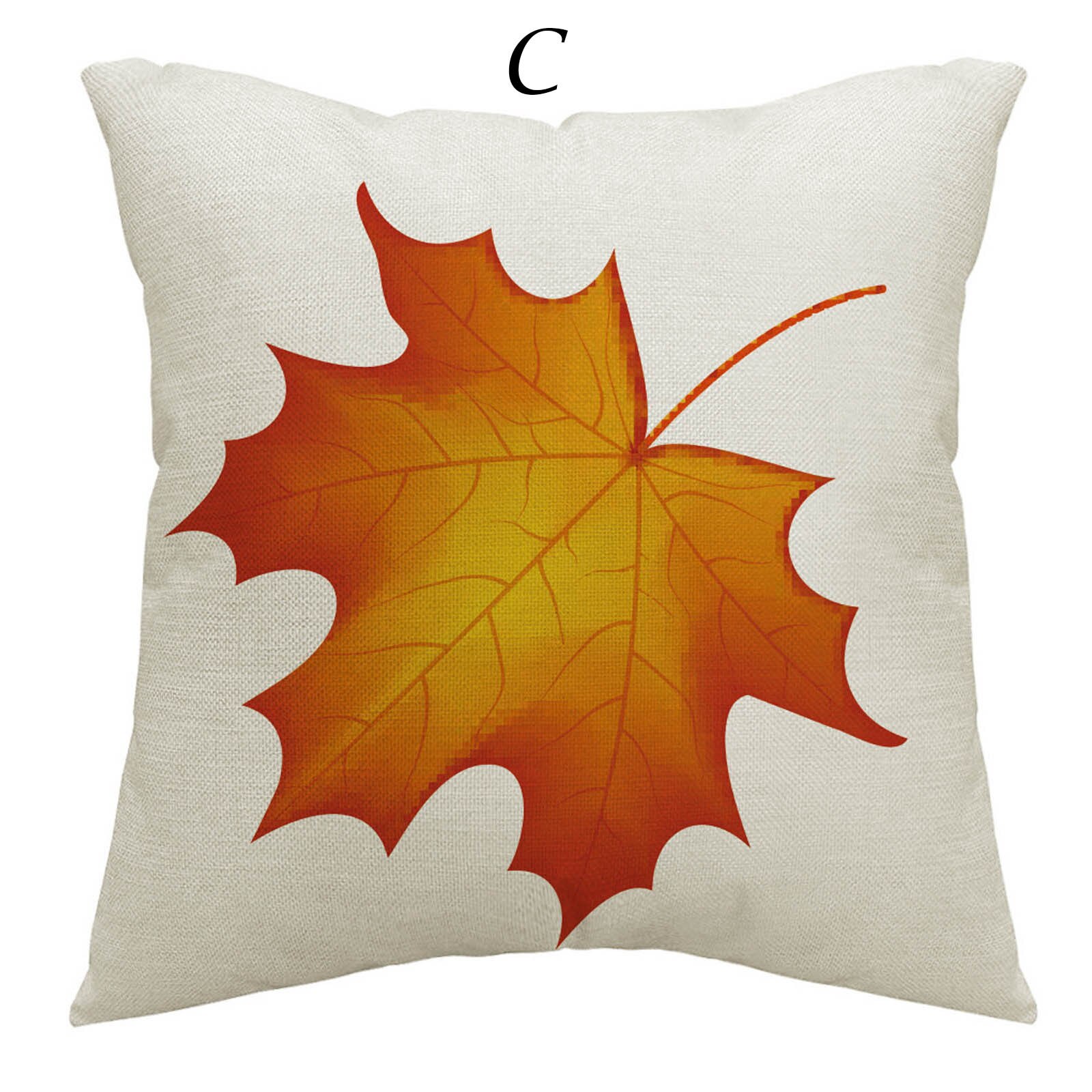 Kussenhoes Maple Leaf Patroon Kussensloop Katoen En Linnen Kussensloop Home Deco Woonkamer Pillowcovers 45X45cm