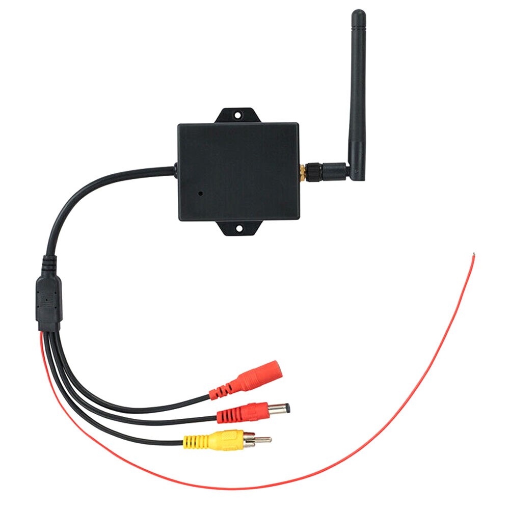 Durable DC 12V Black Universal Easy Install Parking Signal System Wireless Reversing Camera Rear View Module Cable AV To WiFi