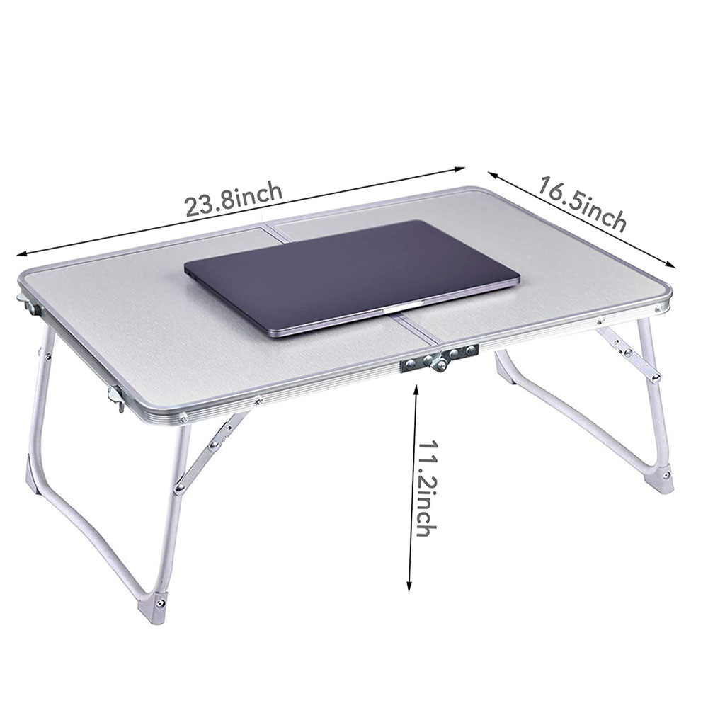 Mesa Plegable Portátil Para Computadora Portátil – Bandeja Para Cama, Desayuno, Lectura – Regazo Escritorio