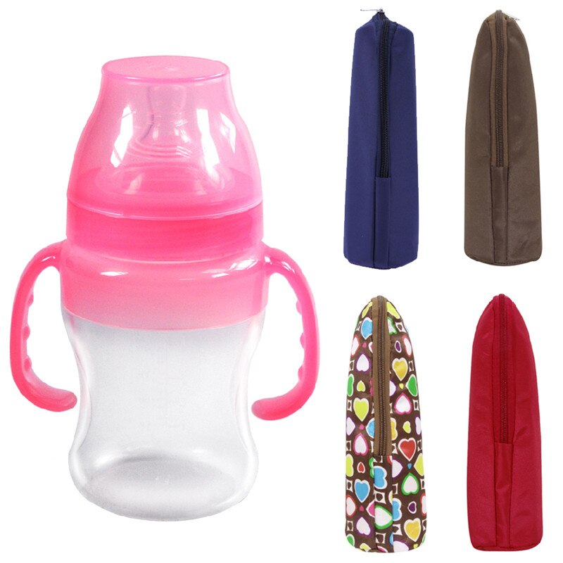 Biberón de leche para bebé, Bolsa de aislamiento de calentador de leche, Bolsa térmica, biberones para bebé