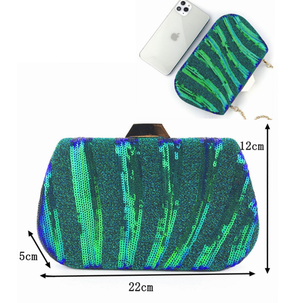Geldbörse clutch abendtasche für damen hochzeitsfeier pailletten damen umhängetasche stil party abendtasche