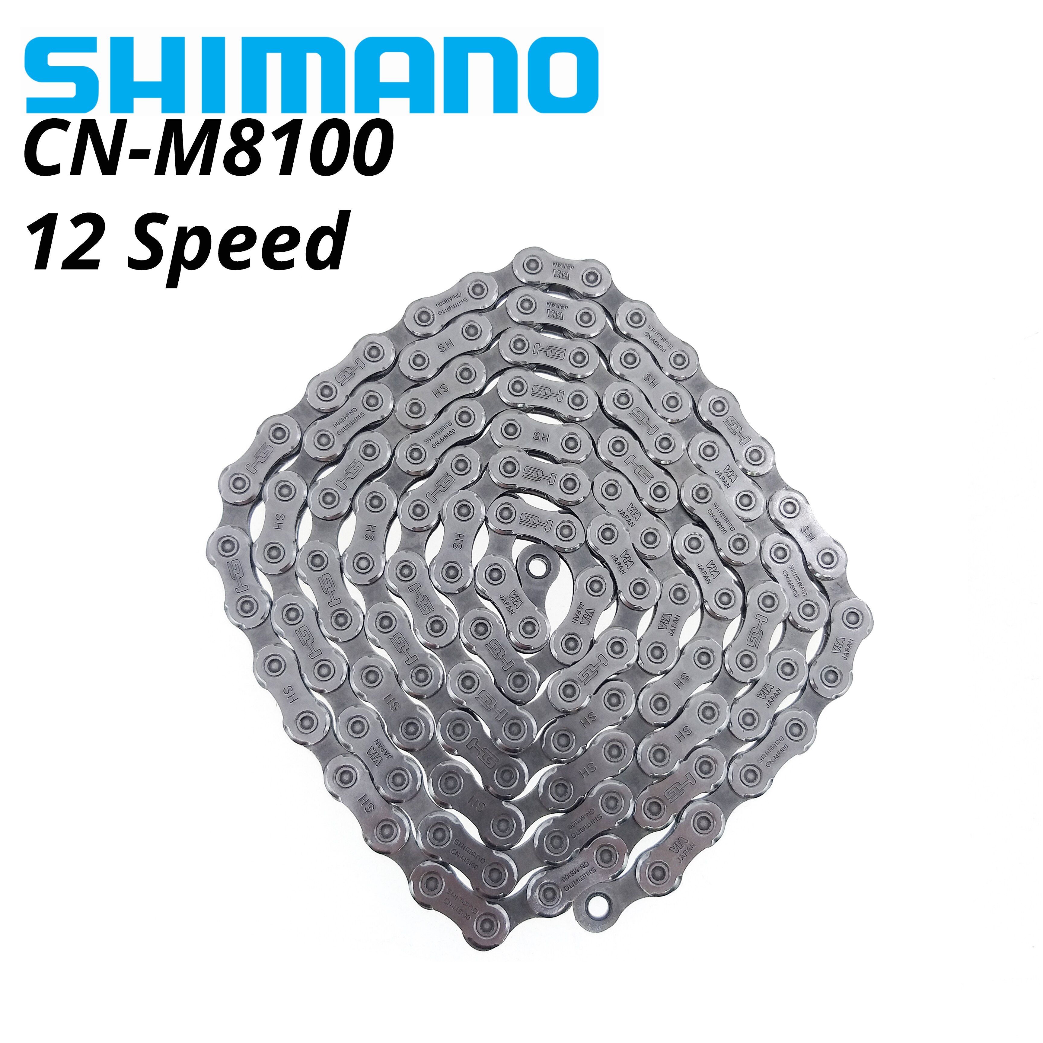 Shimano DEORE XT CN M8100 CN-M8100 12 Speed 12S MTB Bicycle HYPERGLIDE Chain 124 links with Quick Link M8100 bike Parts