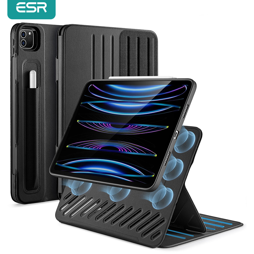 ESR for iPad Pro 11/12.9 Shift Magnetic Case for iPad Air 5/4 Ultra-Stable Stand Case Funda Back Cover for iPad 10th
