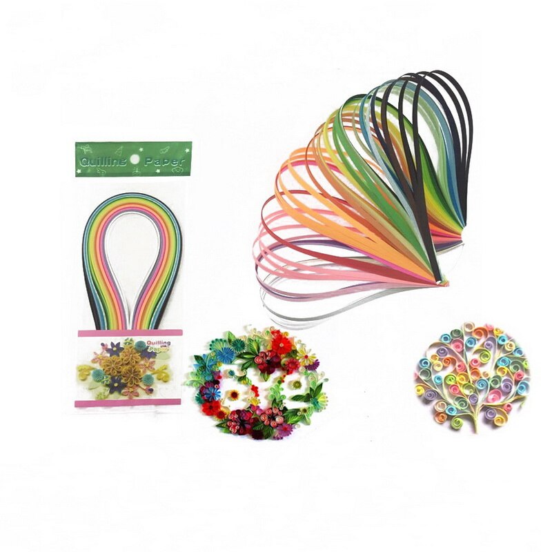 260pcs Home DIY Paper Quilling Paper Decor Pressure Relief Craft Tools