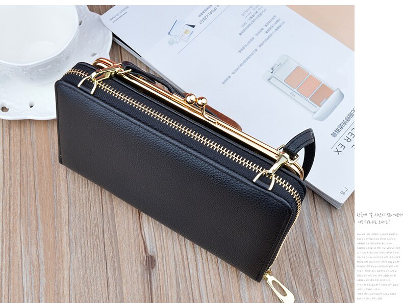 Laamei mulheres carteira longa flor impressão feminina carteiras embreagem senhora bolsa zíper telefone bolso titular do cartão das senhoras sacos de titular do cartão