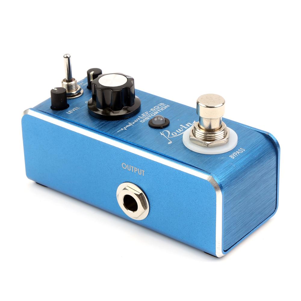 Rowin PEDAL LEF-601B Distortion II Guitar Effect Pedal True Bypass SOLO Distortion