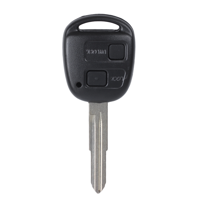 Coque de clé télécommande à 2 boutons pour Toyota Yaris