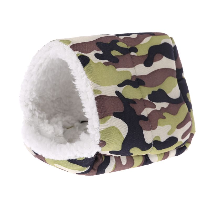 Jaula de forro polar para hámster, estera para dormir, cama cálida, casa de Animal PEQUEÑO: 2