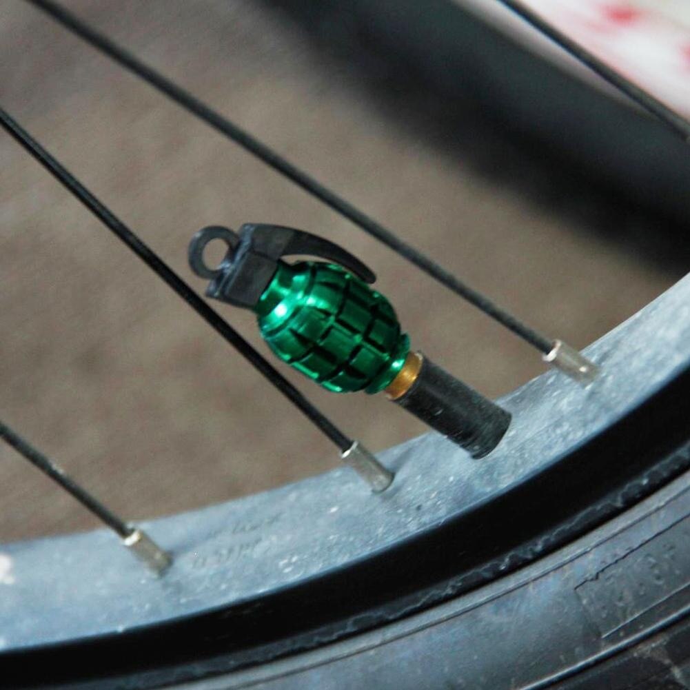 5 färger ventilkåpa cykel munskydd mtb cykel täckt dammstång luftventil dra åt tillbehör cykel mun fälgar  x5 l 4