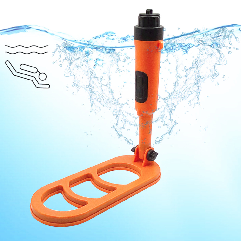 Underwater Dive Scuba Metal Detector Folding Waterproof Coil Pulse Scan Pinpointer Diving Glod Detecting