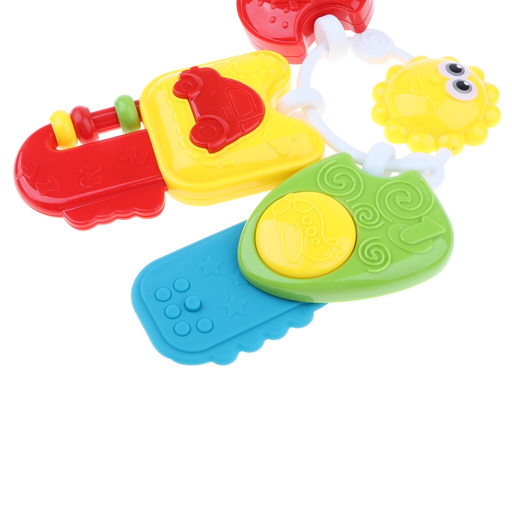 3 In Een Baby Musical Rammelaar Ring Zintuiglijke Bijtring Speelgoed Voor Baby Wieg, Kinderwagen, Wieg, kinderwagen Seat Opknoping Sound Vroege Educatief