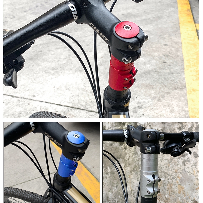 Vestcykel cykel gaffel stang stigerør mtb cykel stilk forlænger styret øget kontrolrør forlængelse cykling head up adapter