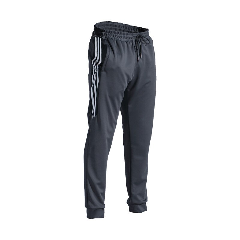 Pantalones informales a rayas para hombre, pantalón de entrenamiento deportivo, de secado rápido, para primavera fina: XXXL / Gray