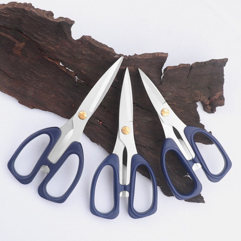 Ménage tailleur ciseaux acier inoxydable multifonction bureau tissu ciseaux bricolage étudiant sécurité main ciseaux outils de couture G