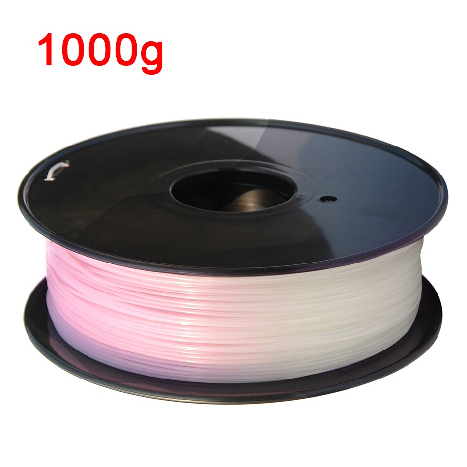 PLA Light Change Color 3D Printer Filament Printing Material Sublimation Plastic White to Pink Yellow Blue PLA for 3D Printer: WH to pink 1kg