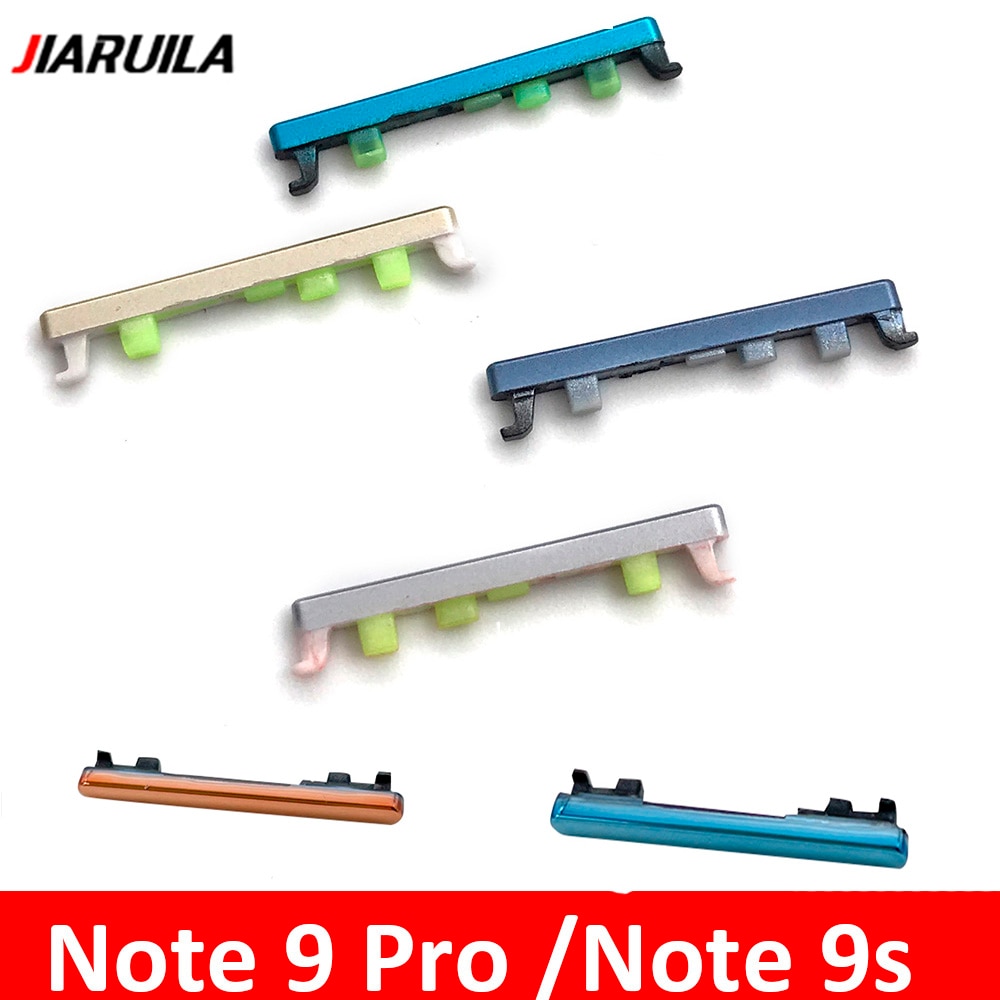 Dla Xiaomi Redmi Note 9S boczny przycisk głośności + włącznik/wyłącznik boczny zestaw dla Xiaomi Redmi Note 10 Pro boczny przycisk głośności