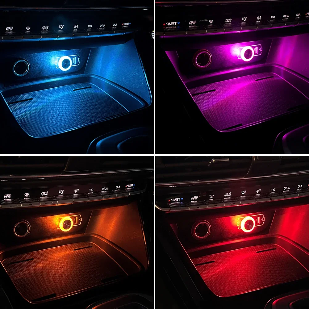Auto Interieur Usb Ambient Sfeer Licht Led Decoratieve Signaalverlichting Auto Leeslamp Decoraties