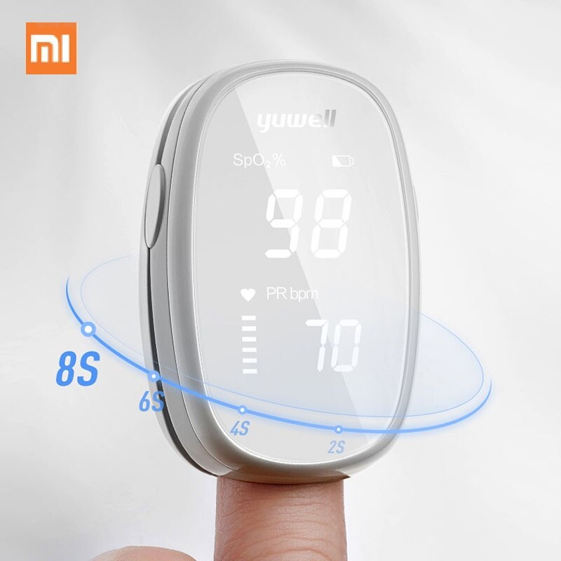 Xiaomi Mi Yuwell Oximeter Oled Finger Pulse Oximeter Vinger Clip Preventieve Hart Pulsoximeter Hartslag Lage Voltage Monitor