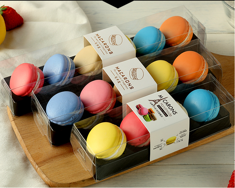 50 sets doorzichtige pvc mousse cake dozen macarons verpakking bal bruiloft cupcake dozen babyshower verjaardag feestdecoratie