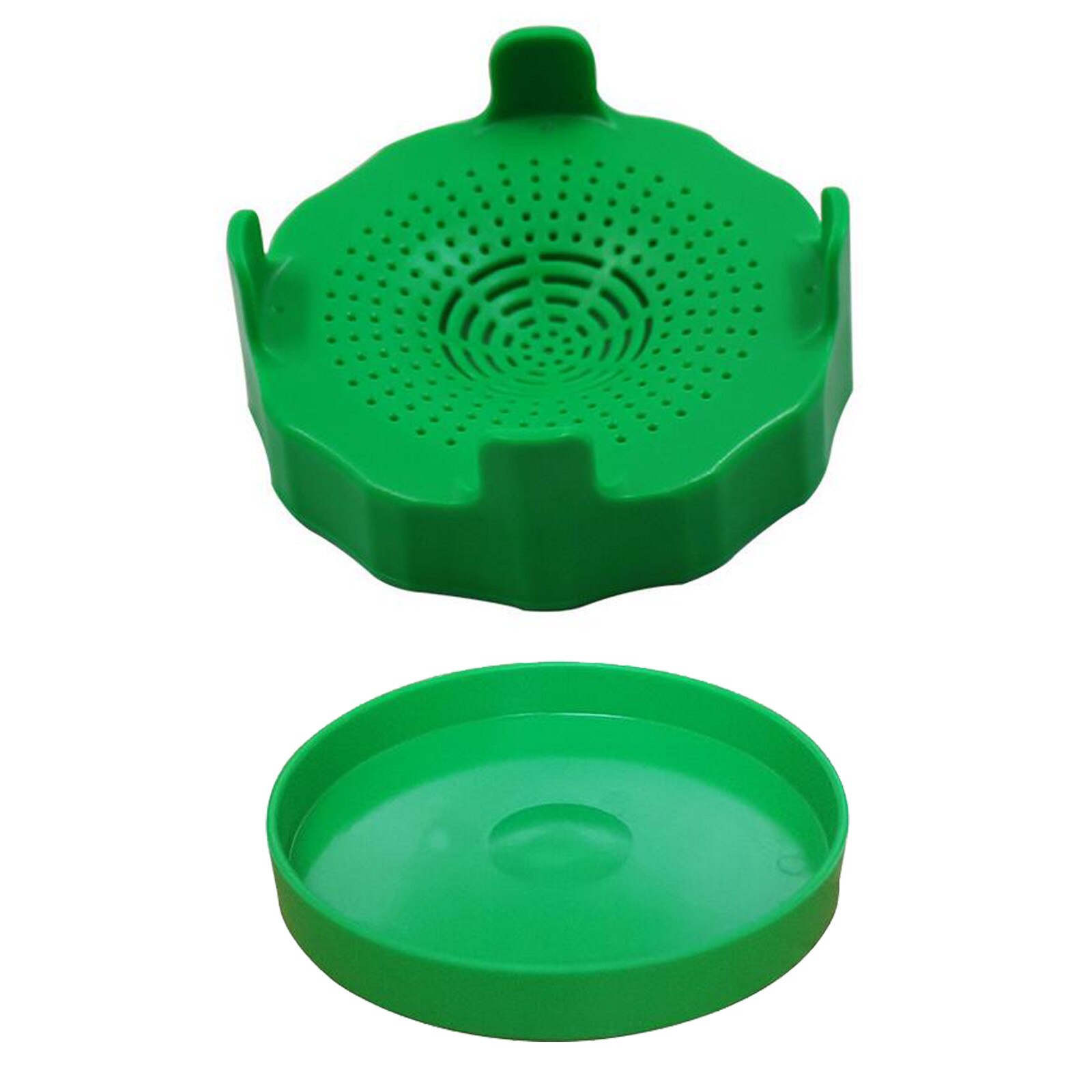 Colador de germinación de plástico de grado alimenticio, cubierta de máquina de germinación de semillas, suministros de jardín, tarro de albañil, cubierta de brotes, 25 #: C