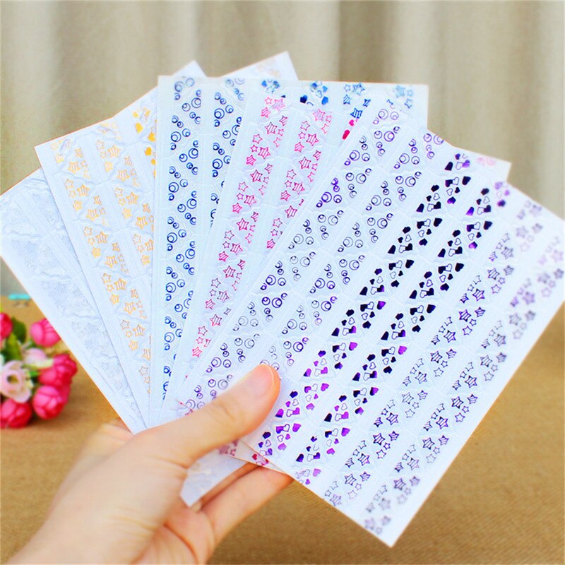 YaMinSanNiO 78pcs/sheet Gold Stamped Transparent C... – Grandado