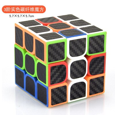 Qiyi 3*3*3 Cubo Professionale Cubo Magico Speedcube Puzzle Magia Cubi Educativo Cubo Di Puzzle Giocattoli Per I Bambini giocattoli Per Adulti: Grigio chiaro