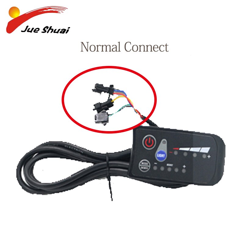 Js 36 V/48 V Elektrische Fiets Led/Lcd Display Controller Waterdichte Connector Controle Fietsen Accessoires Bicicleta eletrica: LED Normal