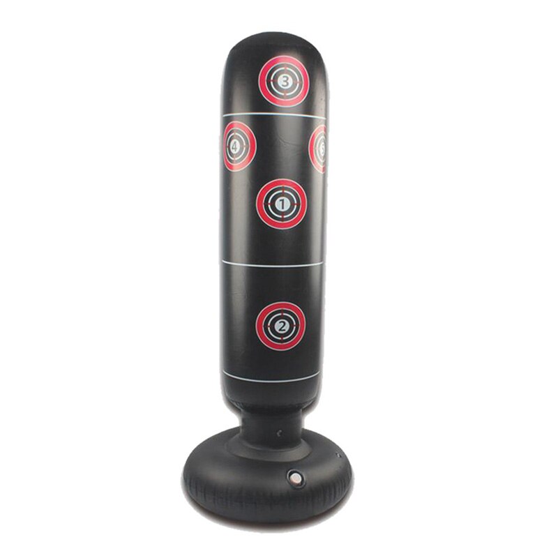 Vertikal oppblåsbar boksing pvc tykkere boksestolpe tumblercolumn punchingfitness verktøy: 1.6m farger 2