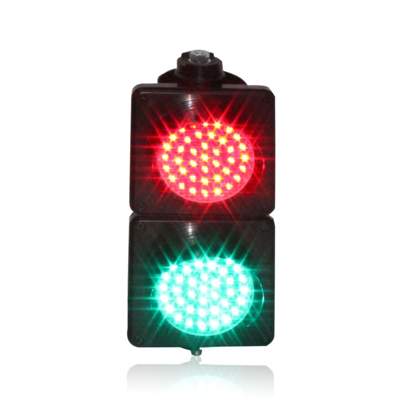 AC220V 10 Years Factory Toy Mobile 100mm Red Yellow Green LED Traffic Signal Light