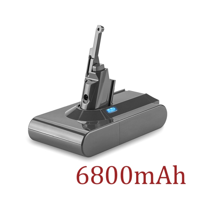 Dyson V8 21.6V 12800mAh Replacement Battery for Dyson V8 Absolute Cord-Free Vacuum Handheld Vacuum Cleaner Dyson V8 Battery: black