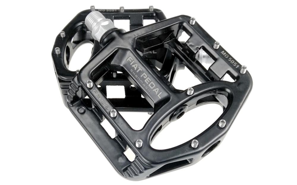 Rennrad Pedale Breite Größe Fahrrad MTB Magnesium Legierung Komfortable Anti-slip Pedal Fahrrad Teile Fahrrad Zubehör fahrrad teile: Black