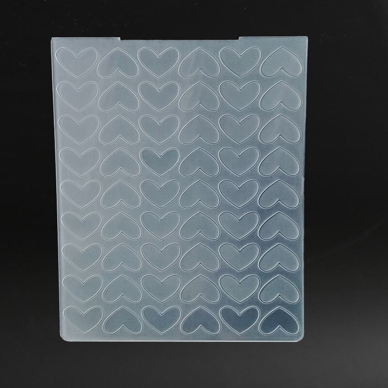 Hjerte bakgrunn pregeplater diy papir skjæringe dør scrapbooking plast preging mappe: Rm0023
