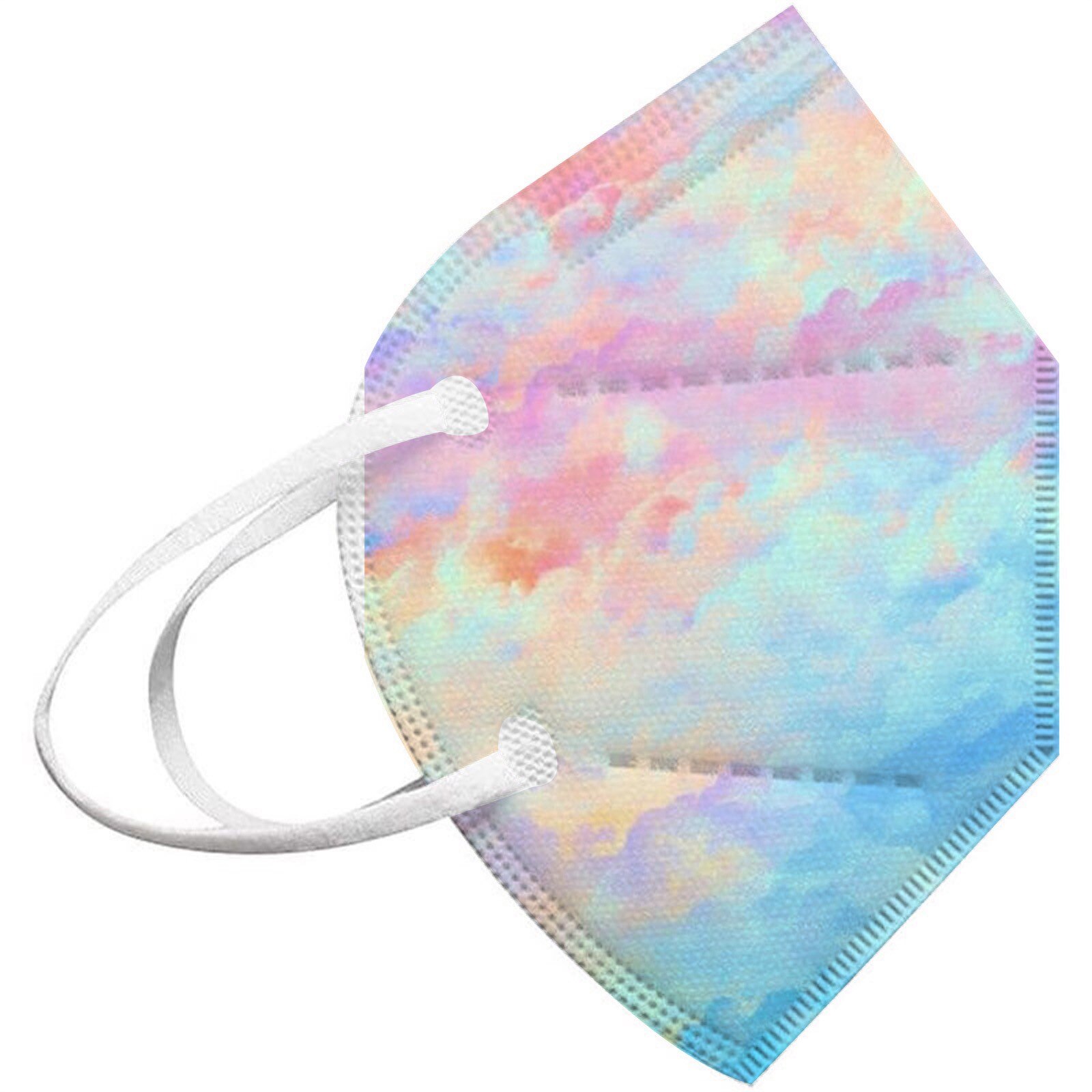 Máscara protectora para la cara, 5 capas, alta densidad, PM2.5, filtro de protección contra la contaminación y el viento