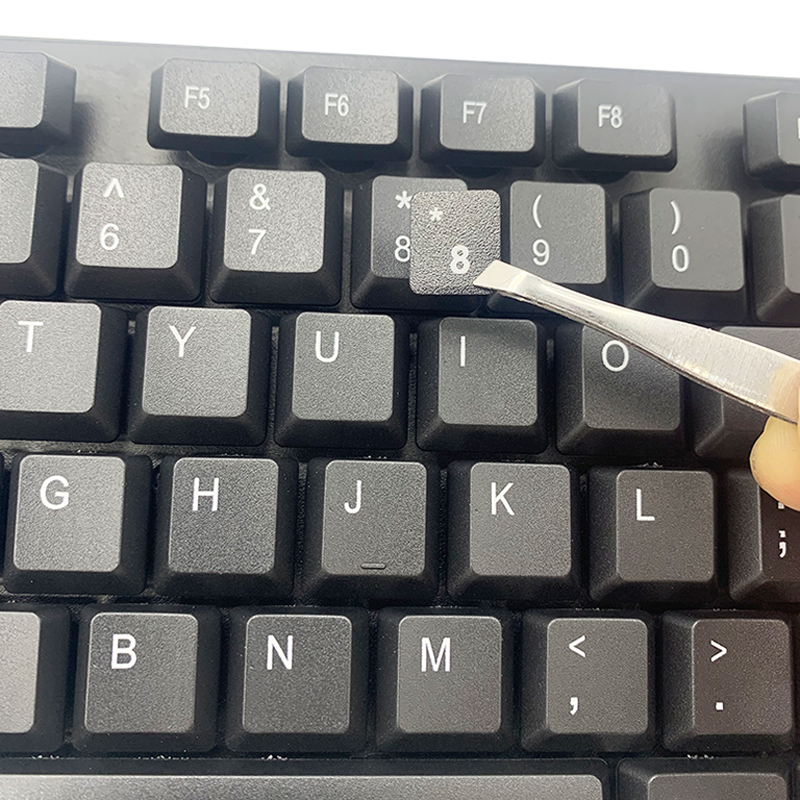 Ryska franska engelska arabiska spanska portugisiska koreanska ukrainska italienska tangentbordsklistermärken för bärbar dator stationär dator