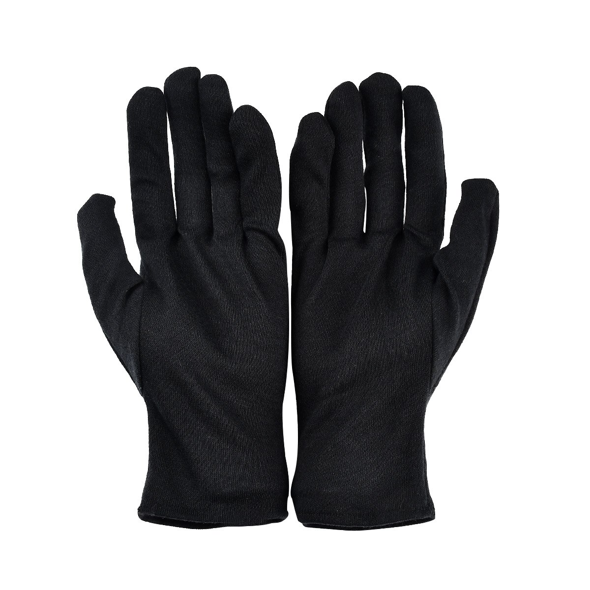 6/4/2 par tynde, godt strakte spandex handsker hvid / sort etikette handsker dans fitness smykker handske: 1 par