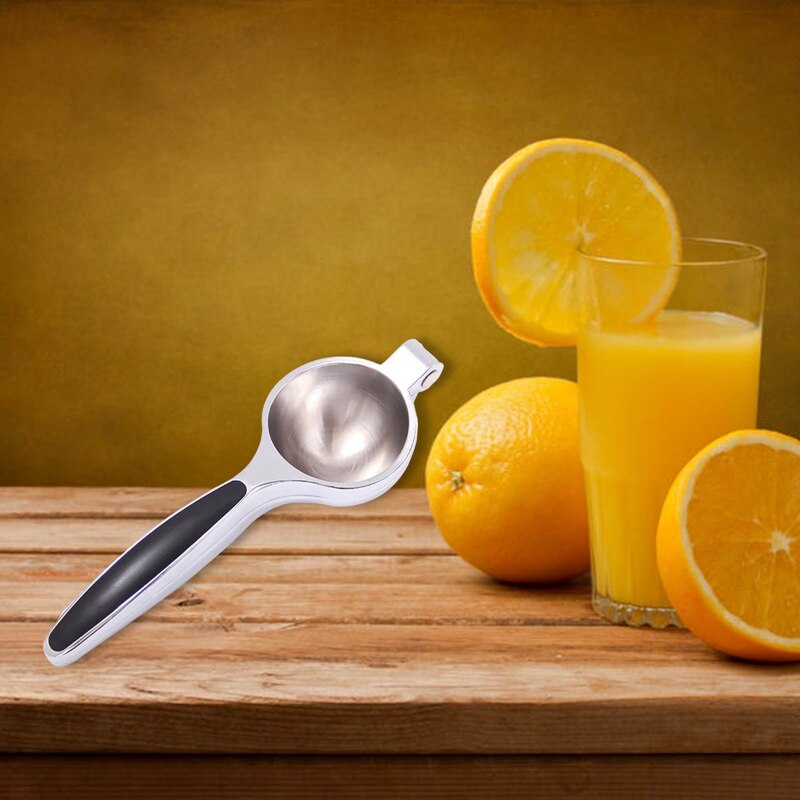 Citruspers van roestvrij staal, sinaasappelpers, keukengereedschap, citroenpers, sinaasappelpers, fruitpers
