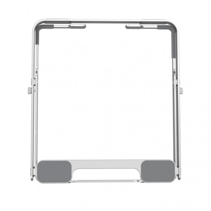 1 pc bj07 laptopständer aus aluminiumlegierung, verstellbare laptoperhöhung aus aluminiumlegierung, hohle, wärmeableitende x-förmige laptophalterung