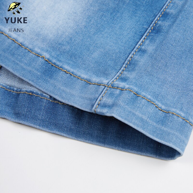 Yuke stil flickor denim kjol junior kort denim kjol dam stretch jeans kjol barnens elasticitet denim kjol 8-15 ålder