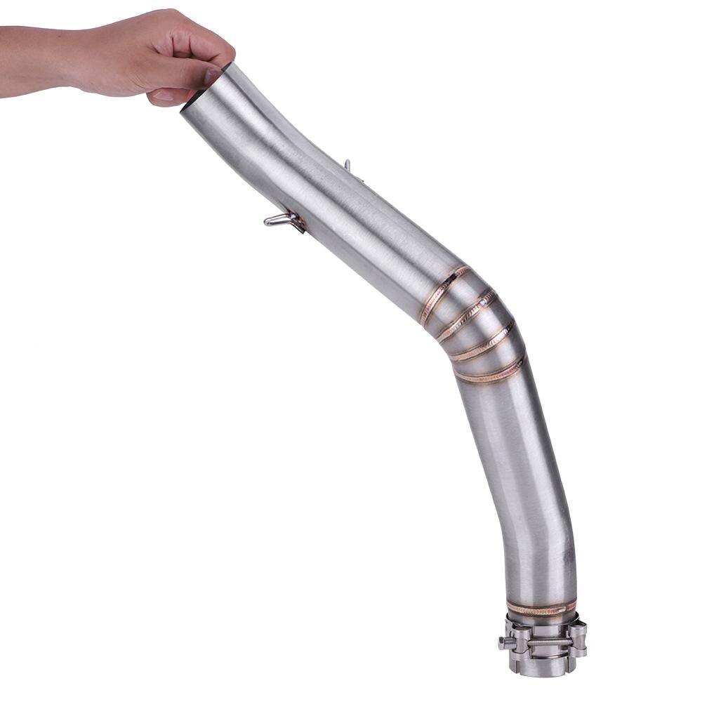 Motorcycle Modification Exhaust Vent Middle Link Pipe Made of high strength stainless steel Fit for Benelli TRK 502