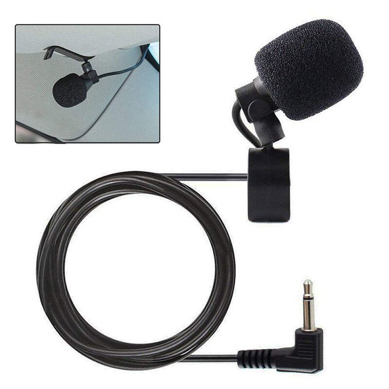 Auto Radio 2.5Mm Microfoon Microfoon Voor Bluetooth Pioneer Stereo Receiver Black Nieuw