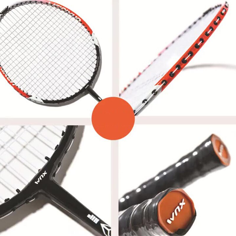 Badminton Racket Set Training Game 2 Pcs Of Badminton Racket With Racket Bag And 6 Badminton -40