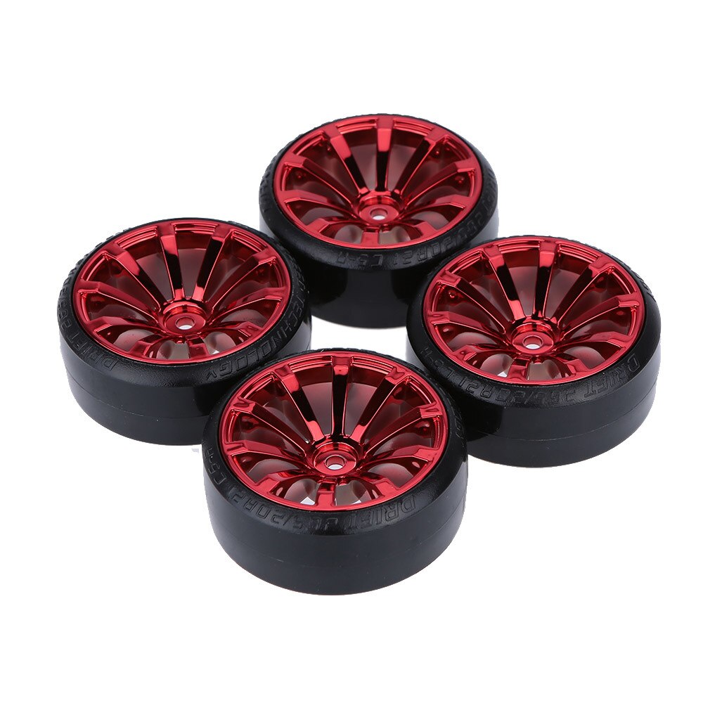 4pcs Rc Hard Pattern Drift Tires Tyre Wheel For Traxxas Hsp Tamiya Hpi 1:10 Rc O - Foto 5