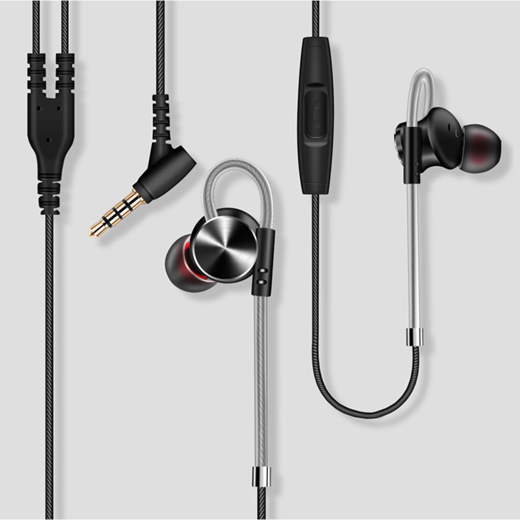 QKZ DM10 Earphone Magnetic Universal 12 mm Metal In-ear Headset 3.5mm Phone Laptop Gaming Earphone Earbuds for Xiaomi Huawei